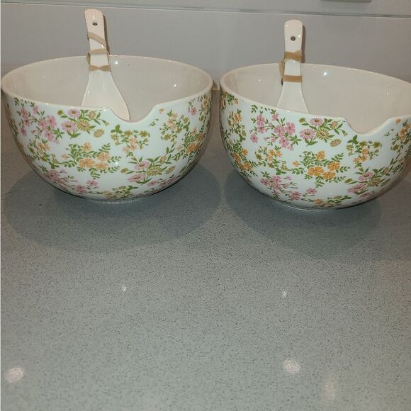Sunday Mornibg Ceramics Noodle / Ramon Bowls with Spoons - Picture 1 of 5